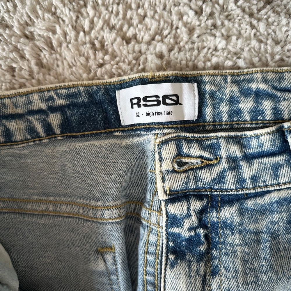 HI RISE FLARE JEANS - Picture 4 of 5
